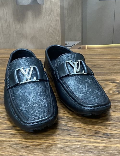 Louis Vuitton LV Gloria Series Monogram Embossed Casual Loafers
