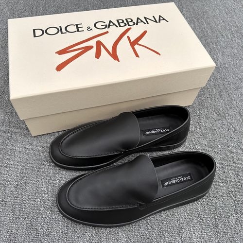 Dolce & Gabbana DG Saint Tropez Low-top Calfskin Shoes