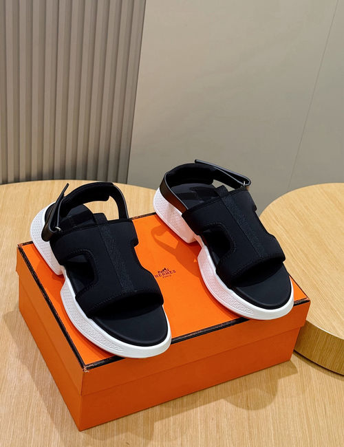 Hermes Electric Lightweight Leather Sandals