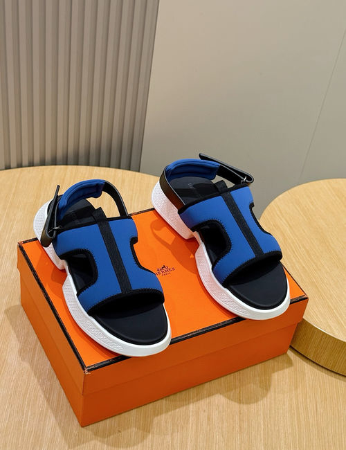 Hermes Electric Lightweight Leather Sandals