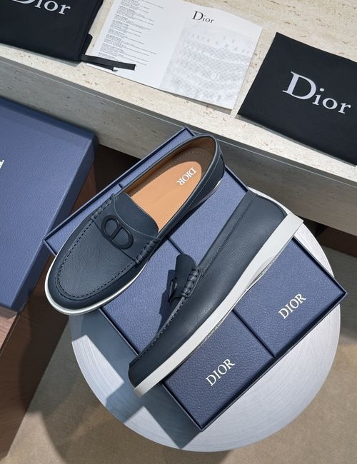 Christian Dior CD Granville Loafer Shoes With Oblique Print