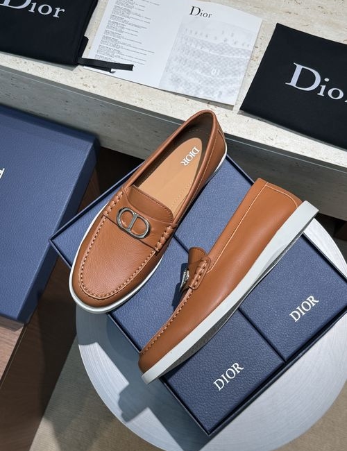 Christian Dior CD Granville Loafer Shoes With Oblique Print