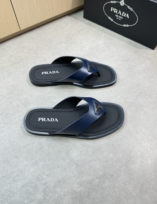 Prada Leather Casual Slippers