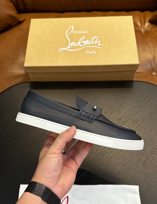Christian Louboutin Leather Sole Casual Sneakers