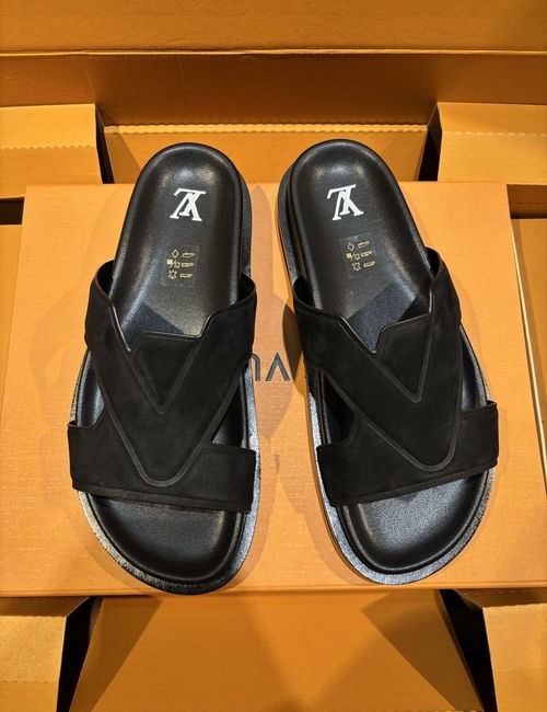 Louis Vuitton LV Oasis Printed Calfskin Slides