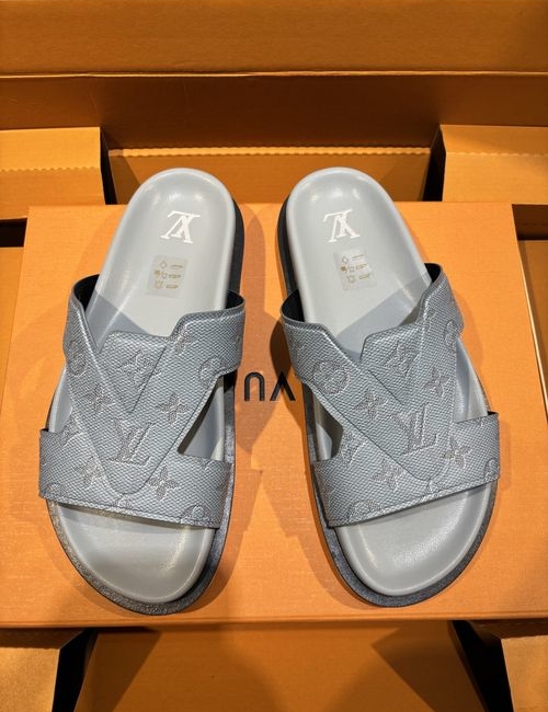 Louis Vuitton LV Oasis Printed Calfskin Slides