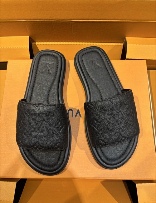 Louis Vuitton LV Oasis Monogram Printed Leather Slides