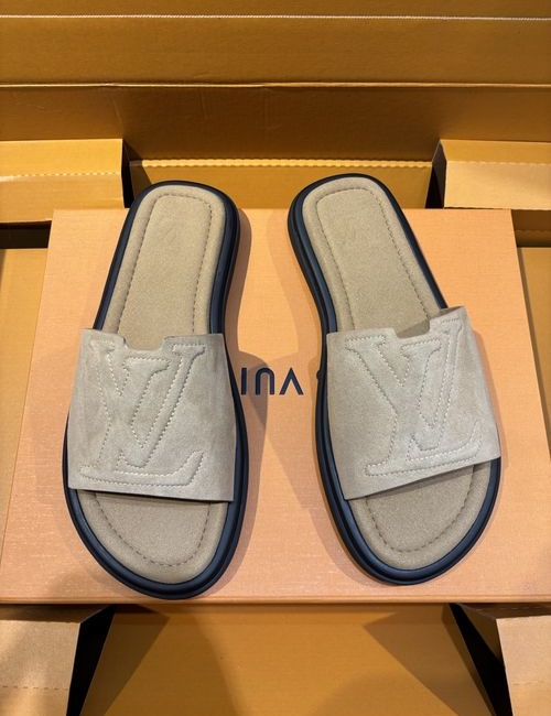 Louis Vuitton LV Oasis Monogram Printed Leather Slides