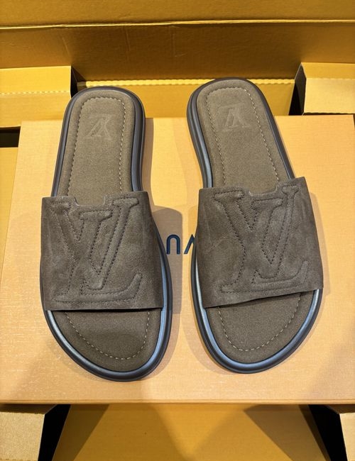 Louis Vuitton LV Oasis Monogram Printed Leather Slides