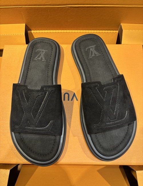 Louis Vuitton LV Oasis Monogram Printed Leather Slides