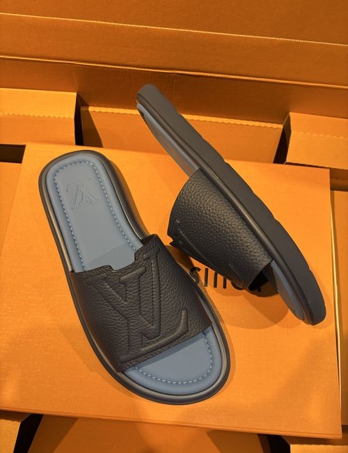 Louis Vuitton LV Oasis Monogram Printed Leather Slides