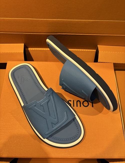 Louis Vuitton LV Oasis Monogram Printed Leather Slides