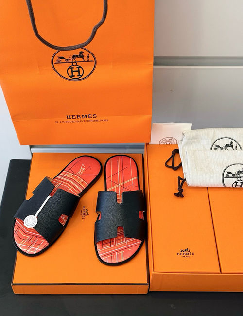 Hermes Classic Leather Sole Slides