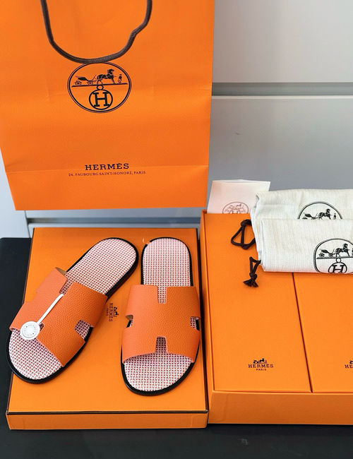 Hermes Classic Leather Sole Slides