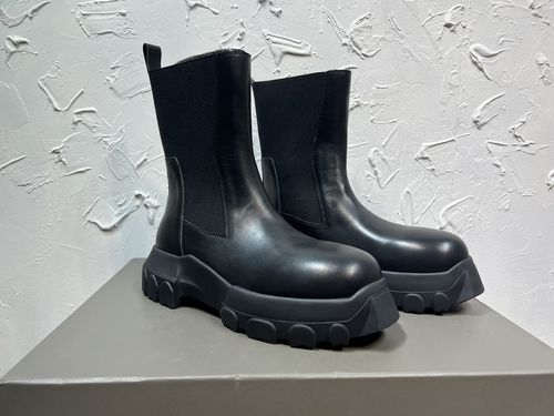 Rick Owens Porterville Army Mega Tractor Chelsea Boots