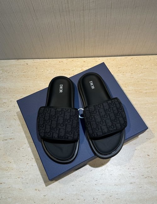 Christian Dior CD Aqua Sandals With Oblique Print