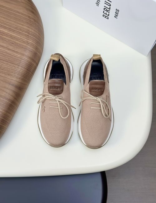 Berluti Shadow Sneakers Knit Upper Handcrafted Sole