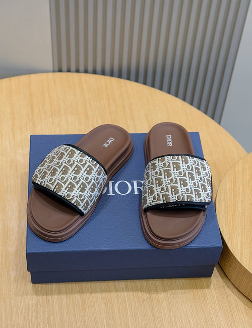Christian Dior CD Aqua Sandals CD Diamond Pattern Upper