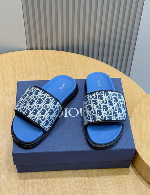 Christian Dior CD Aqua Sandals CD Diamond Pattern Upper