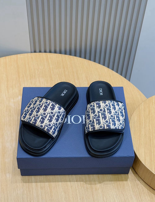 Christian Dior CD Aqua Sandals CD Diamond Pattern Upper