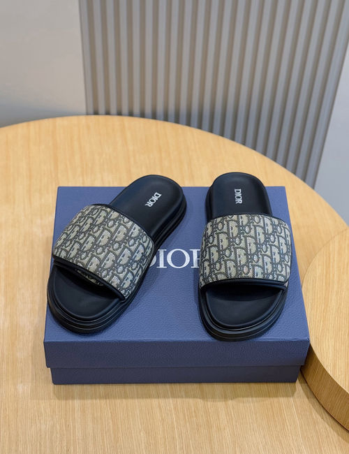Christian Dior CD Aqua Sandals CD Diamond Pattern Upper