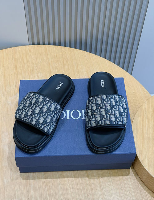 Christian Dior CD Aqua Sandals CD Diamond Pattern Upper