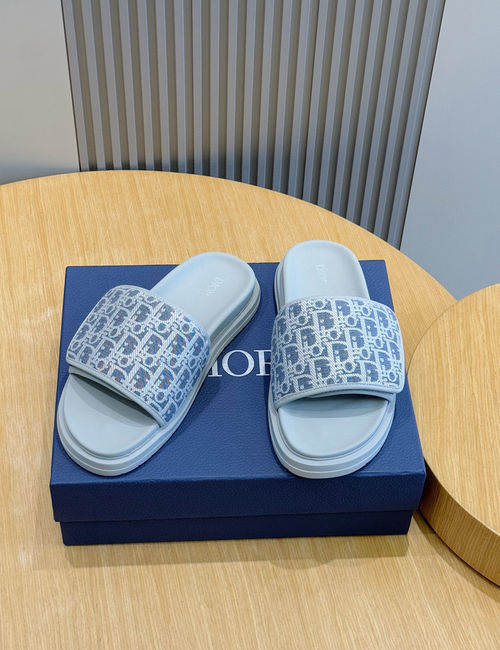 Christian Dior CD Aqua Sandals CD Diamond Pattern Upper