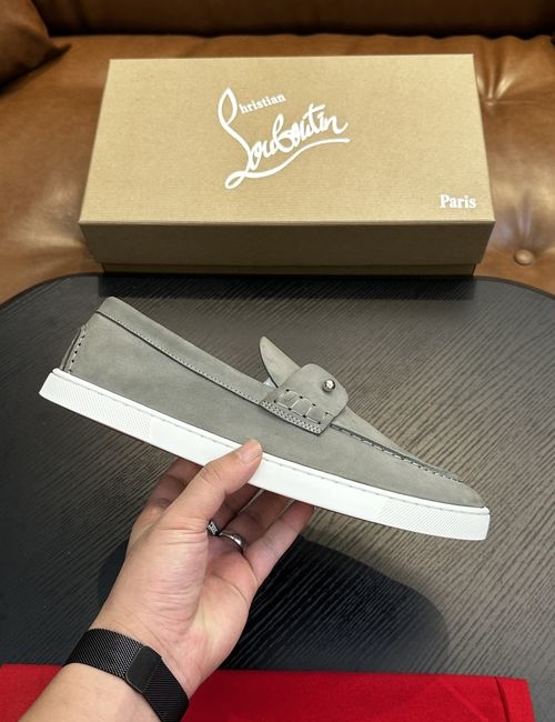 Christian Louboutin Leather Sole Casual Sneakers
