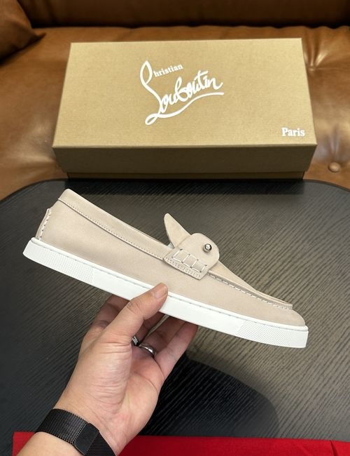 Christian Louboutin Leather Sole Casual Sneakers