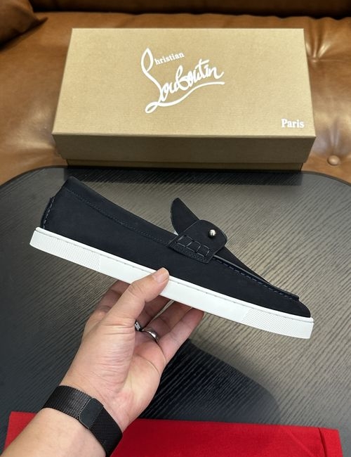 Christian Louboutin Leather Sole Casual Sneakers