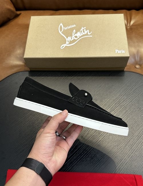 Christian Louboutin Leather Sole Casual Sneakers