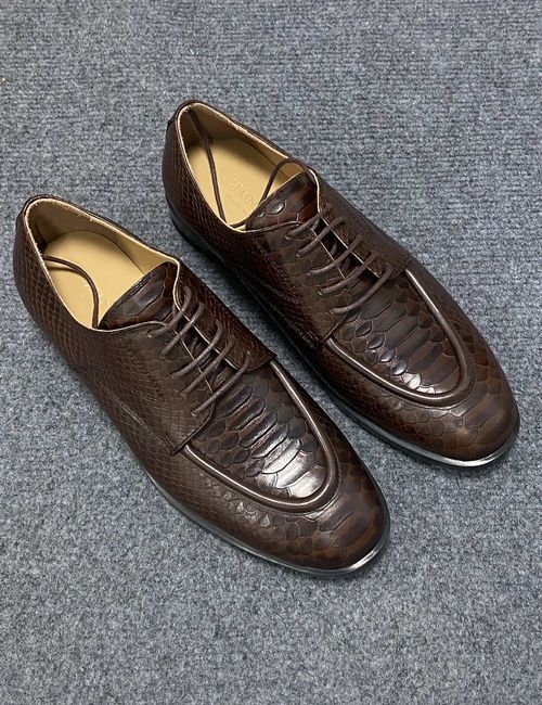 Zegna Woven Leather Lining Comfortable Sole Shoes