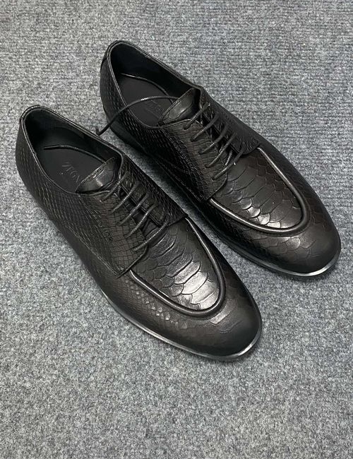 Zegna Cowhide Lining Comfortable Sole Shoes