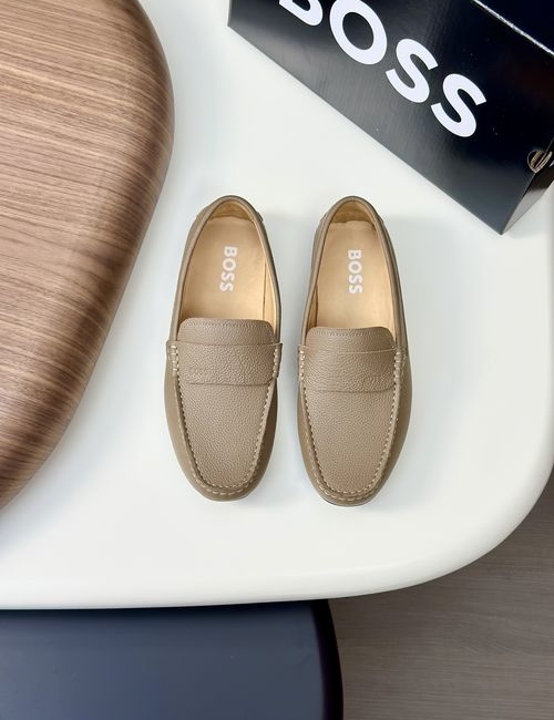 Hugo Boss High-Quality Driving Shoes With Full Packaging