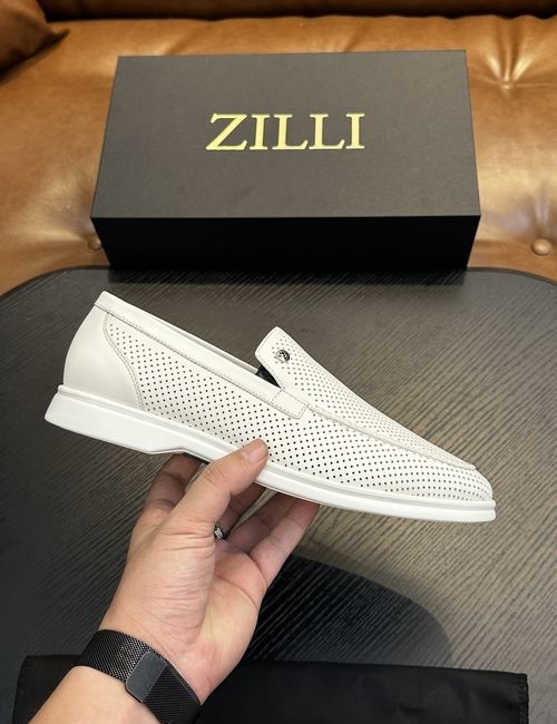 Zilli Handmade Calfskin Casual Shoes