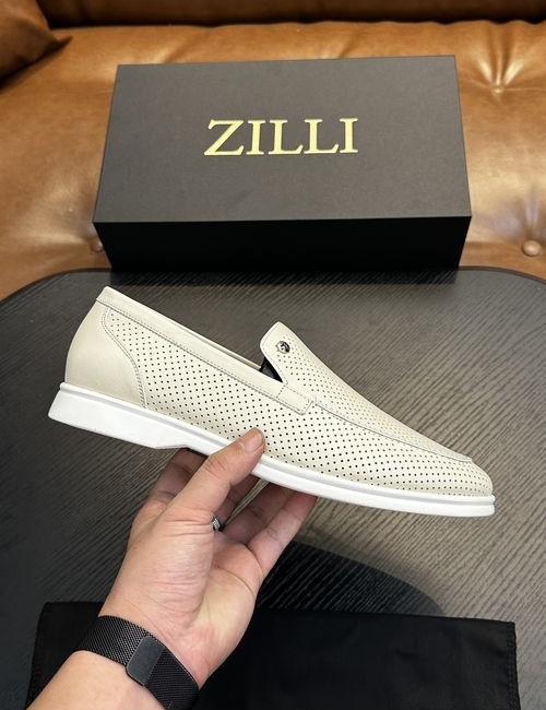 Zilli Handmade Calfskin Casual Shoes
