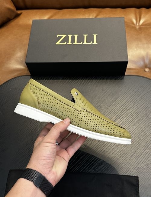 Zilli Handmade Calfskin Casual Shoes