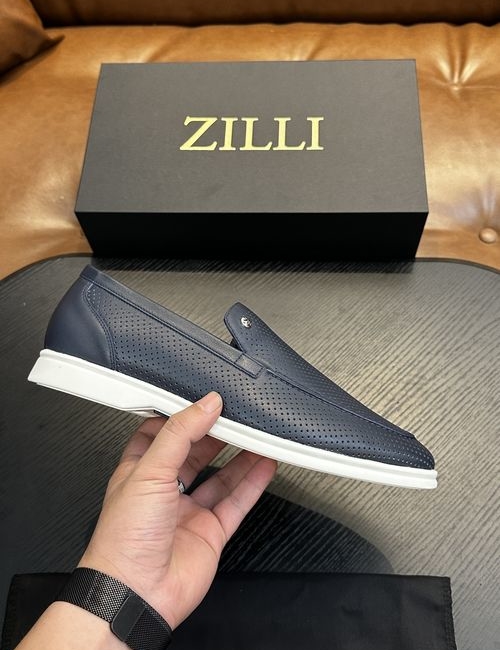 Zilli Handmade Calfskin Casual Shoes
