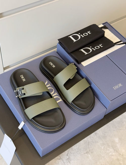 Christian Dior CD Aqua Sandals CD Diamond Pattern Upper