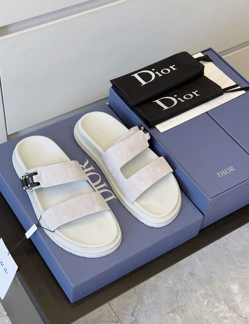 Christian Dior CD Aqua Sandals CD Diamond Pattern Upper