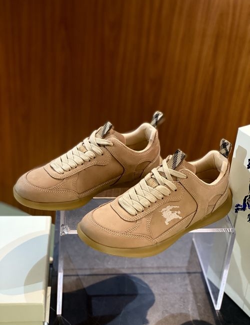 Burberry Matrix Retro Sneakers With Leather Upper