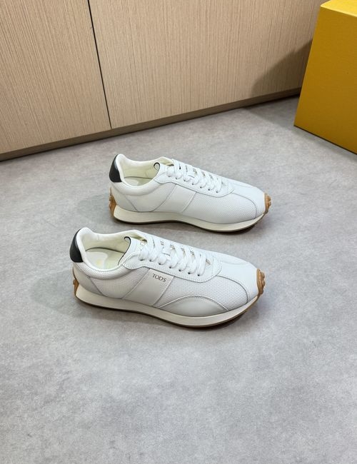 Tods Premium Casual Sneakers With Leather Upper