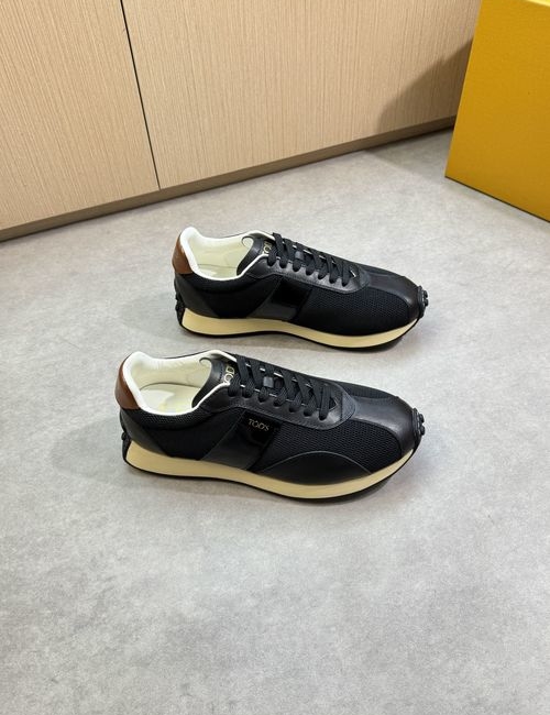 Tods Premium Casual Sneakers With Leather Upper
