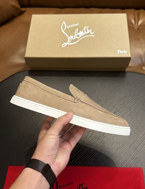 Christian Louboutin Leather Sole Casual Sneakers