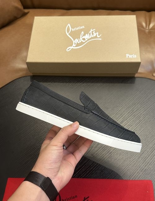 Christian Louboutin Leather Sole Casual Sneakers