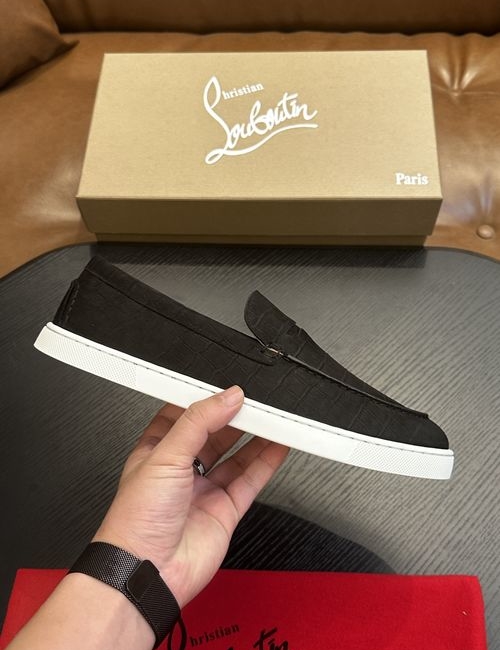 Christian Louboutin Leather Sole Casual Sneakers