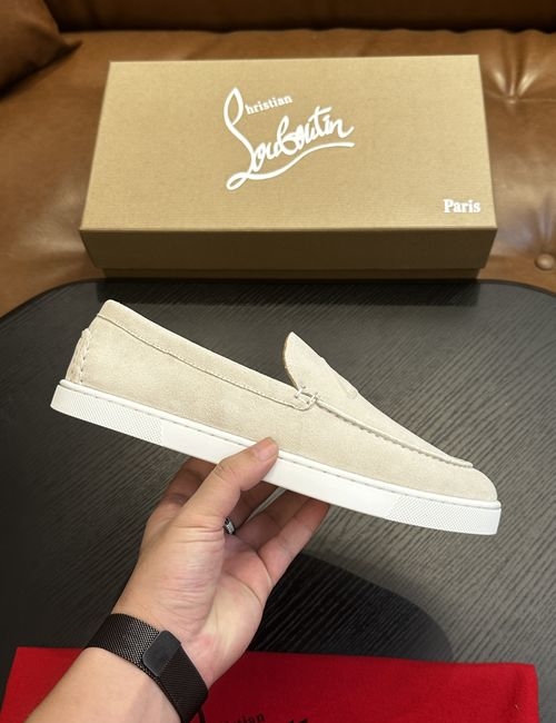 Christian Louboutin Leather Sole Casual Sneakers