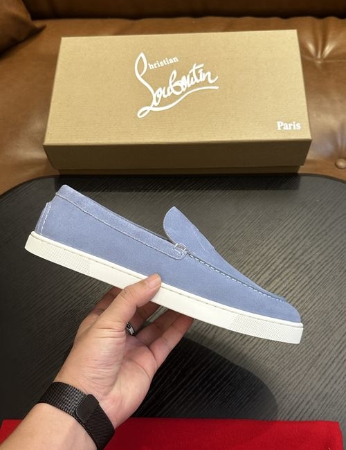 Christian Louboutin Leather Sole Casual Sneakers