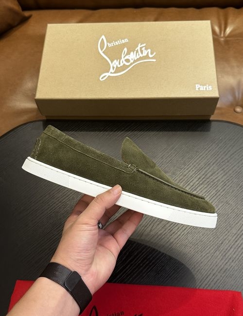 Christian Louboutin Leather Sole Casual Sneakers