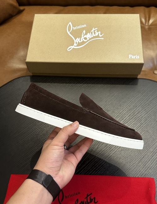 Christian Louboutin Leather Sole Casual Sneakers